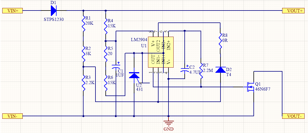 基于ST LM2904 的低功耗太阳能光伏充电控制板方案