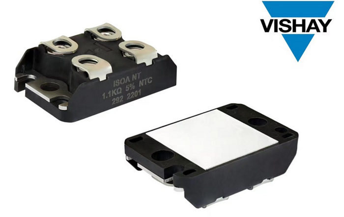 Vishay推出厚膜功率电阻器,可选配NTC热敏电阻和PC-TIM
