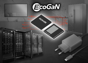 ROHM开发出EcoGaN™ Power Stage IC“BM3G0xxMUV-LB”, 助力减少服务器和AC适配器等的损耗和体积!