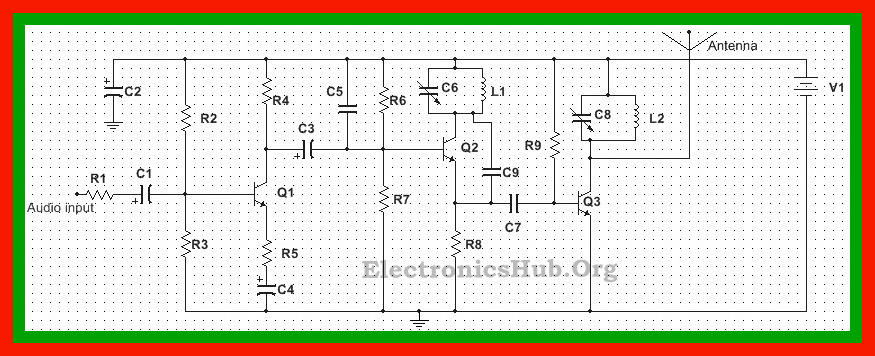 Circuit Diagram of FM Transmitter