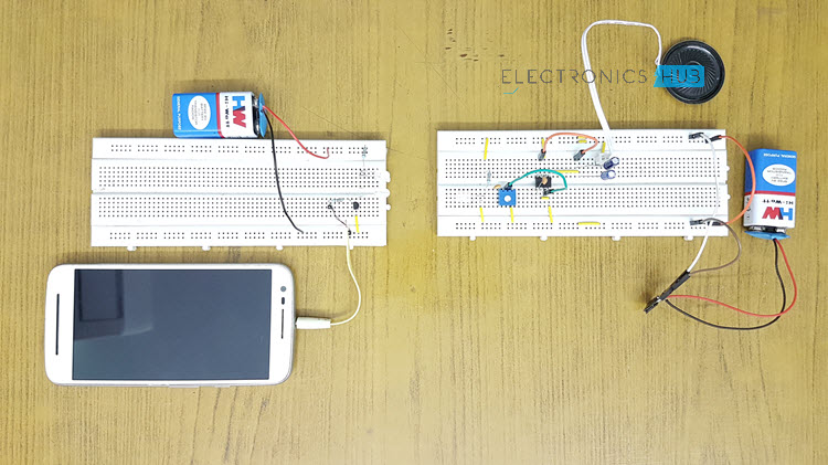 Simple IR Audio Link Circuit Image 2