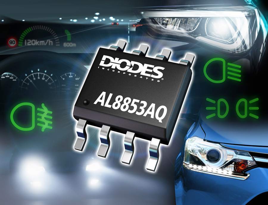 Diodes公司推出升压/SEPIC 控制器在车用照明产品应用中实现50kHz LED宽PWM调光