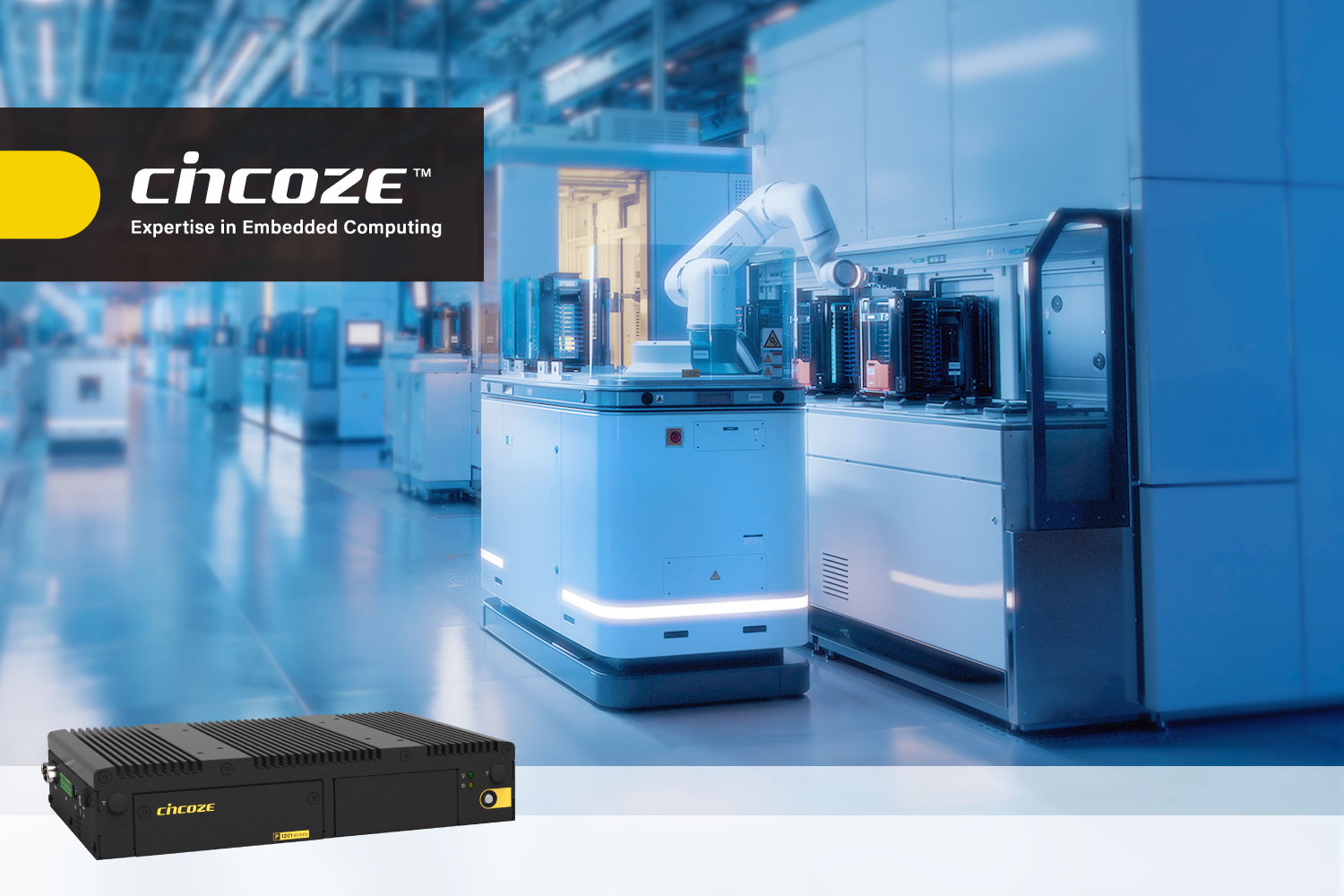 AMR应用关键核心:Cincoze德承P1201超薄型嵌入式电脑